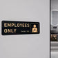 NEW Securun Factory Employees Only Sign for Door Name Plate GD011