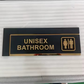 3D Kexian Customized Toilet Door Sticker Bathroom Signage Door Plates Toilet Signs Men Women Restroom Sign GD012