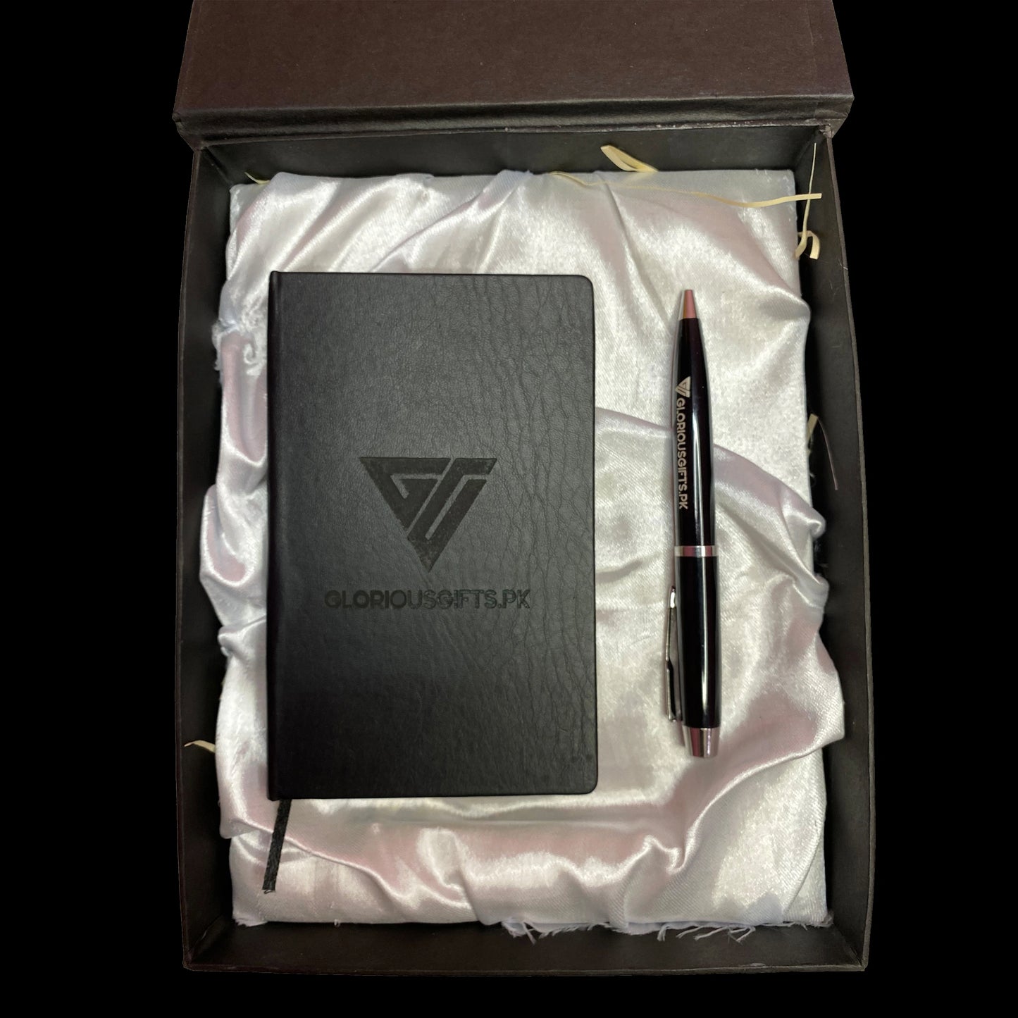 Personalized premium Diary, Metal Black Pen Gift Set GD106