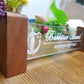 Brown Acrylic Desk Plate | GT002