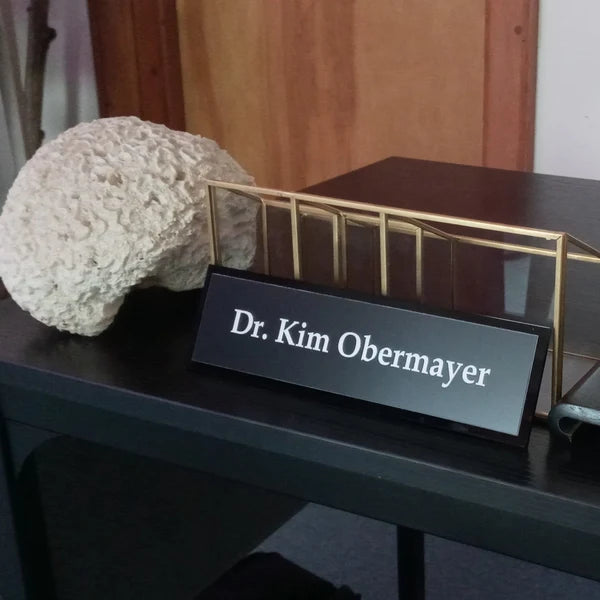 Executive Personalized Table Name Plate, Office Sign. GT013