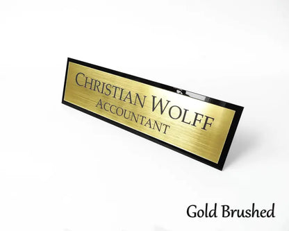 Executive Personalized Table Name Plate, Office Sign. GT013