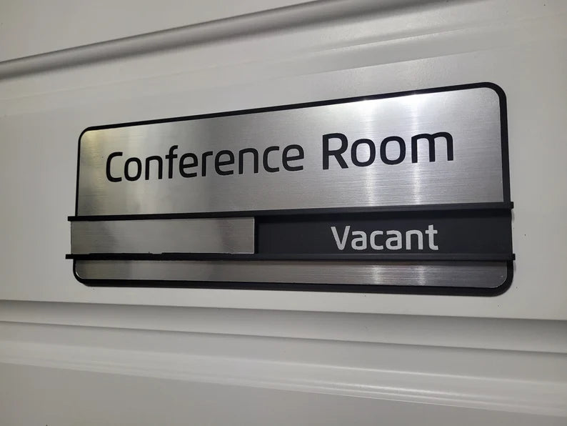 Can Be Moved Custom Busy - Available Conference Room Door Sign, Variable Sign, Office Sign GD013