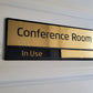 Can Be Moved Custom Busy - Available Conference Room Door Sign, Variable Sign, Office Sign GD013