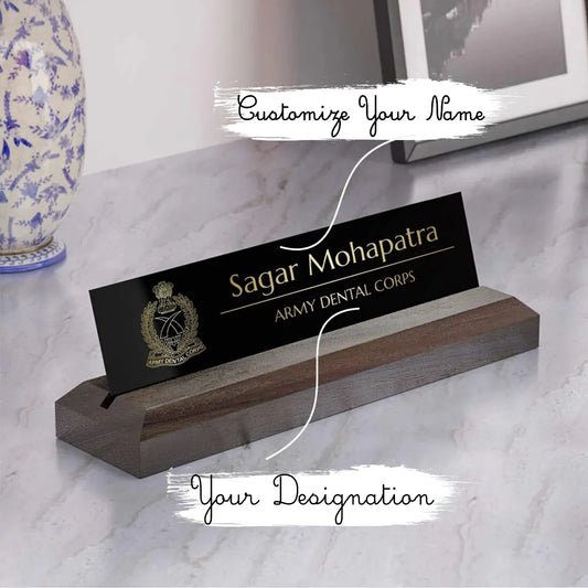 Classic Desk Name Plate. Made Exclusively by Gloriousgifts.pk GT005