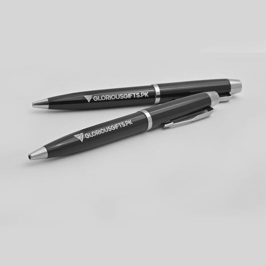 Personalized Shiny Black Metal Pen GP006