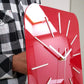 Clock HIPNOTIC Large Red Silent Clock GC002