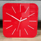 Clock HIPNOTIC Large Red Silent Clock GC002