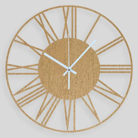 Roman wall clock, Roman numbers clock, Wooden Wall Clock, Minimalist design GC015