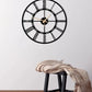 Roman Numeral Clock, Black Unique Large Roman Numeral GC018