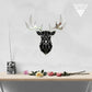 Deer Head Acrylic Mirror Wall Art,  Animal Mirror Wall Hangings GW010