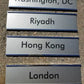 Office Door Name Plate for Acrylic Sliding GD003